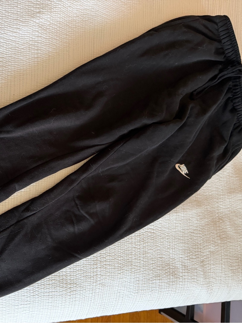 Nike Black Kids Joggers with Elastic Cuffs